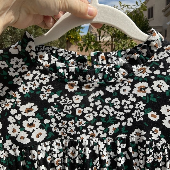 NWT Boden Easy Yoke Modal Midi Jersey Floral Dress Size 8 Petal Blossom Office - Picture 6 of 16